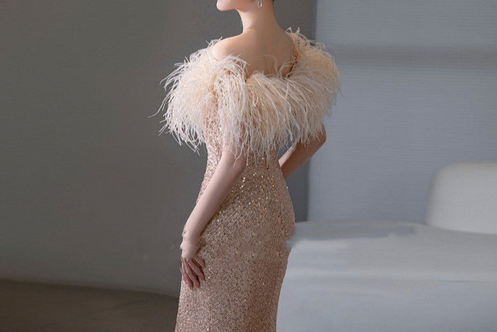 Evening Dress Banquet Atmosphere Fishtail Long
