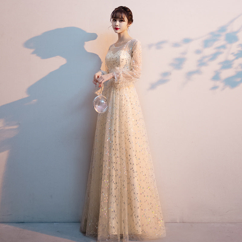 Fat Sister Cover Belly Long Dress - JOcaste