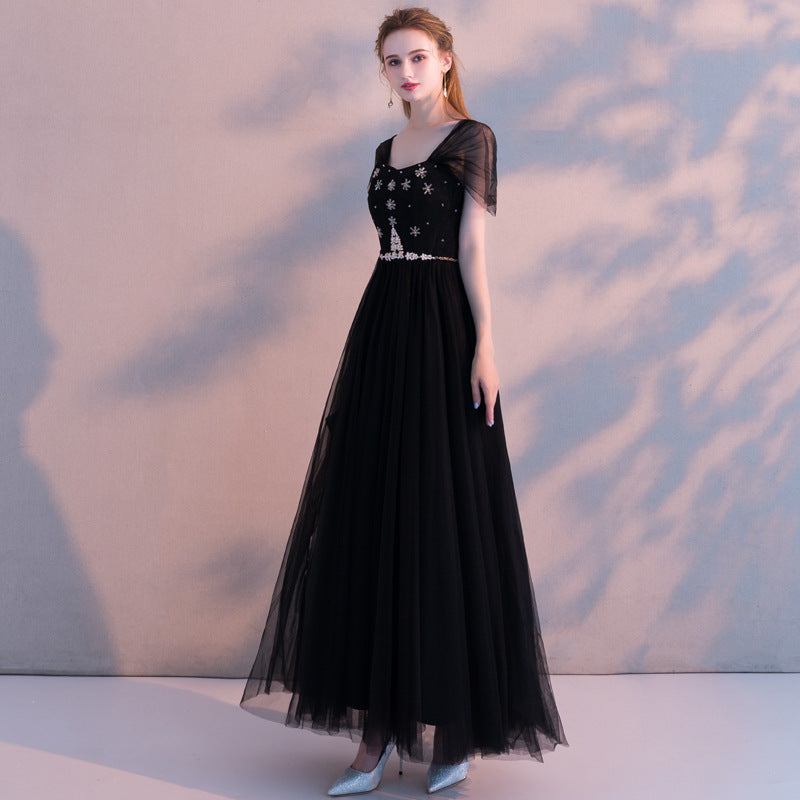 Summer Models A Shoulder Gray Celebrity Birthday Dresses Small Dress Fairy Bridesmaid Dresses - JOcaste