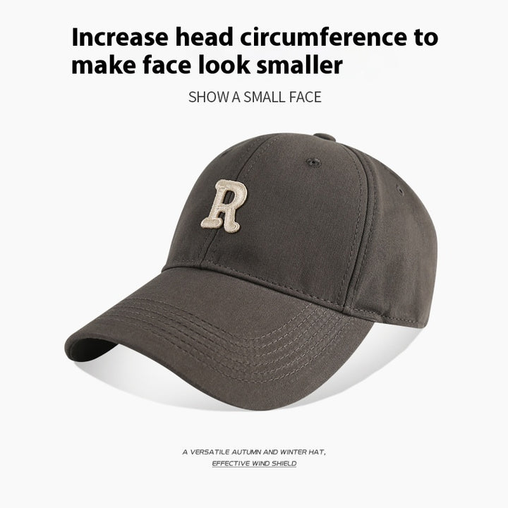 65cm Big Head Circumference Baseball Cap Female Face Little Wild