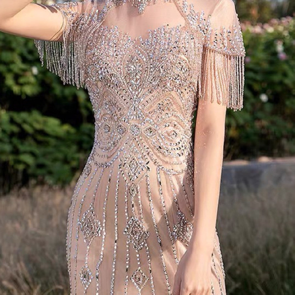 New Banquet Style Fishtail Evening Dress