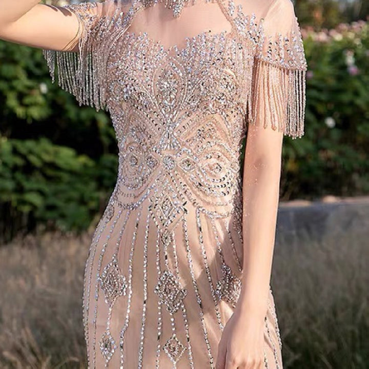 New Banquet Style Fishtail Evening Dress