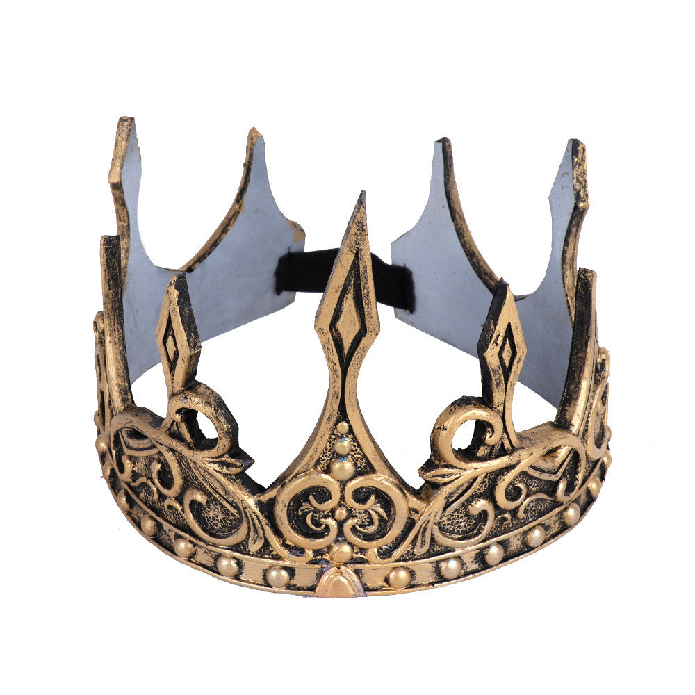 King's Crown Headdress Stage Performance Props