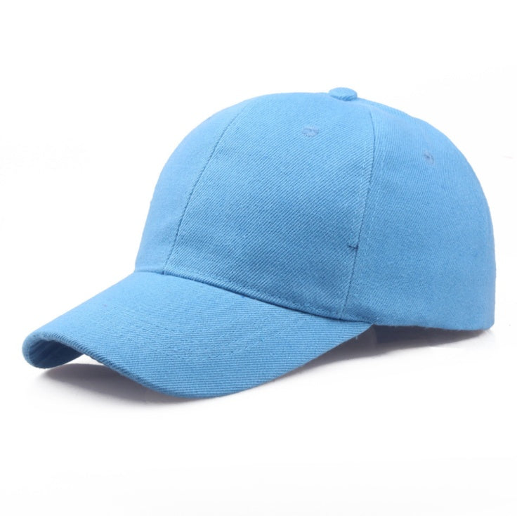 Simple Cotton Twill Baseball Cap - Adjustable Unisex Hat