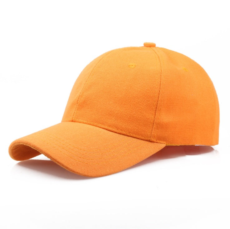 Simple Cotton Twill Baseball Cap - Adjustable Unisex Hat