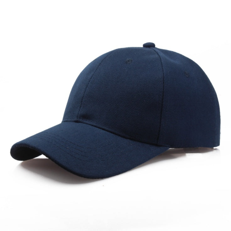 Simple Cotton Twill Baseball Cap - Adjustable Unisex Hat