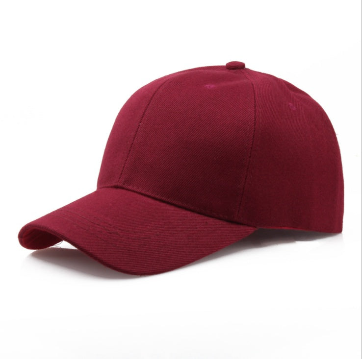 Simple Cotton Twill Baseball Cap - Adjustable Unisex Hat