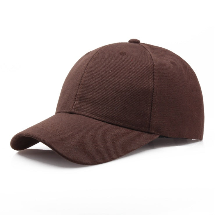 Simple Cotton Twill Baseball Cap - Adjustable Unisex Hat
