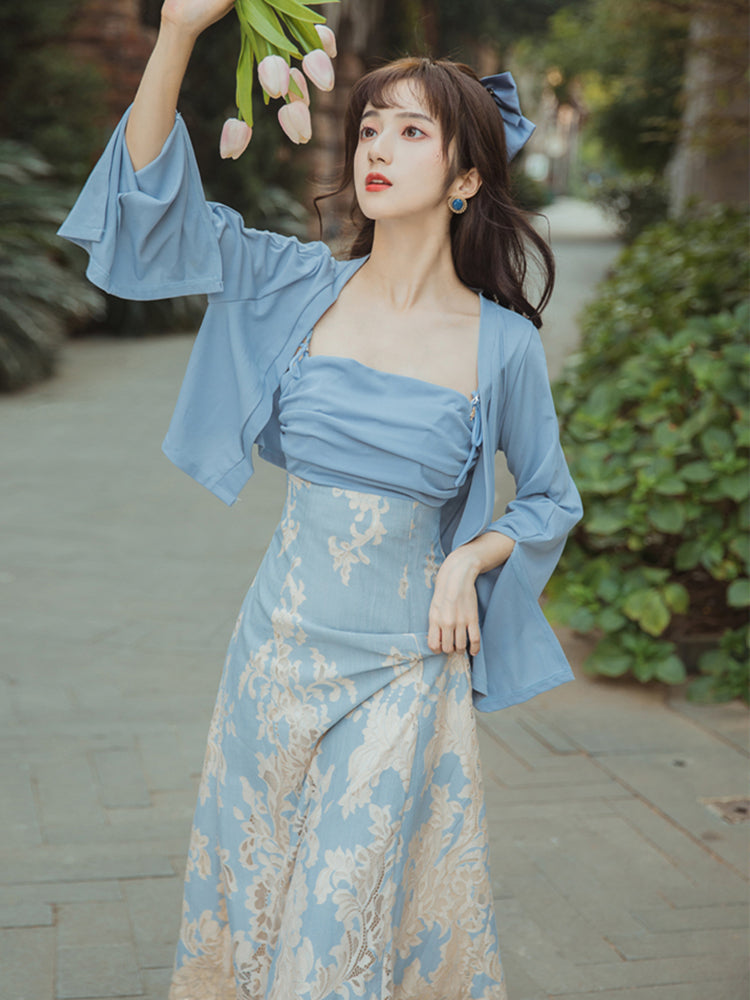 Retro French Romantic Pure Lust Dress
