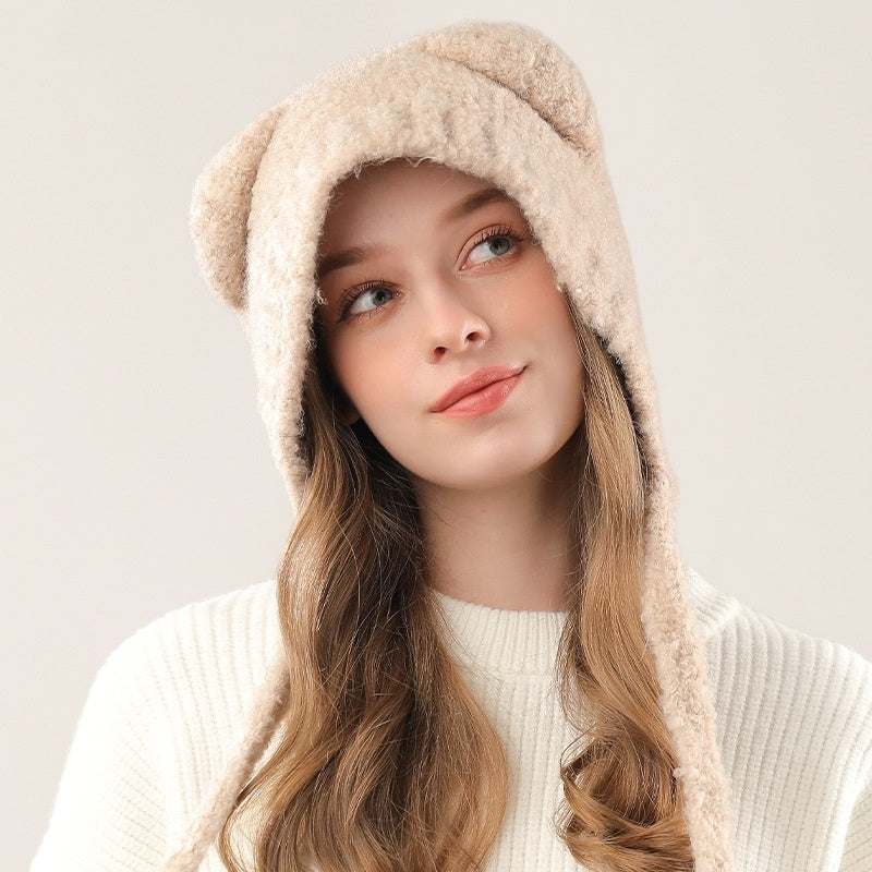 Elegant Dome Crown Winter Hat – Free Size, Warm and Stylish