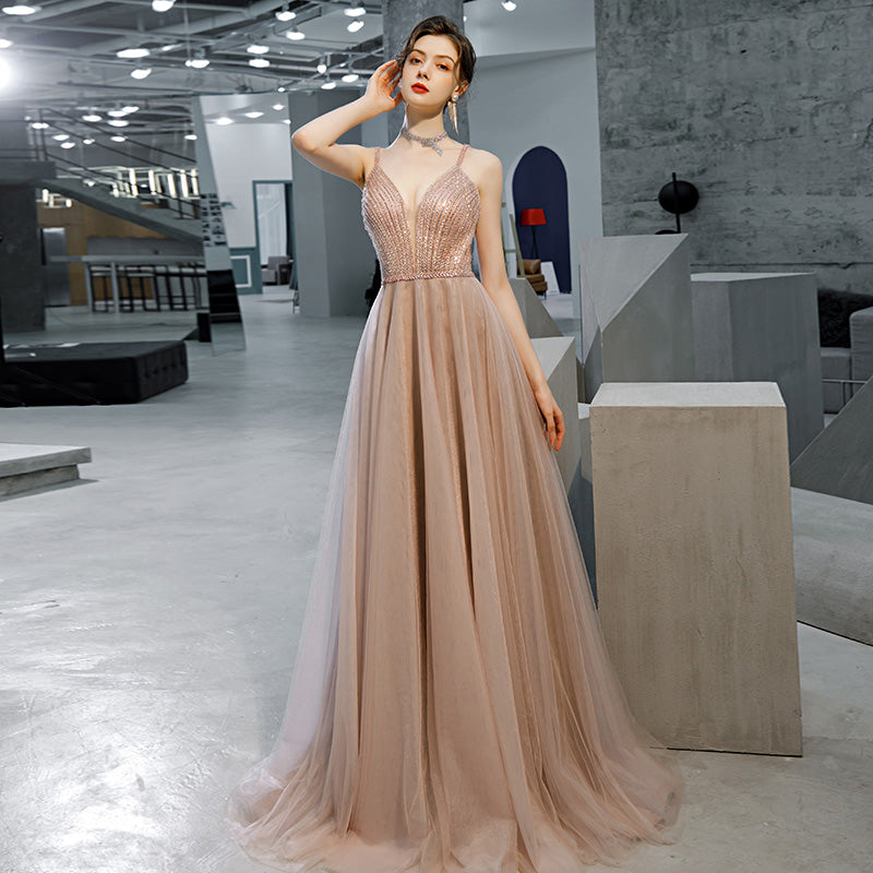 Host Evening Dress Heavy Industry High-end Temperament - JOcaste