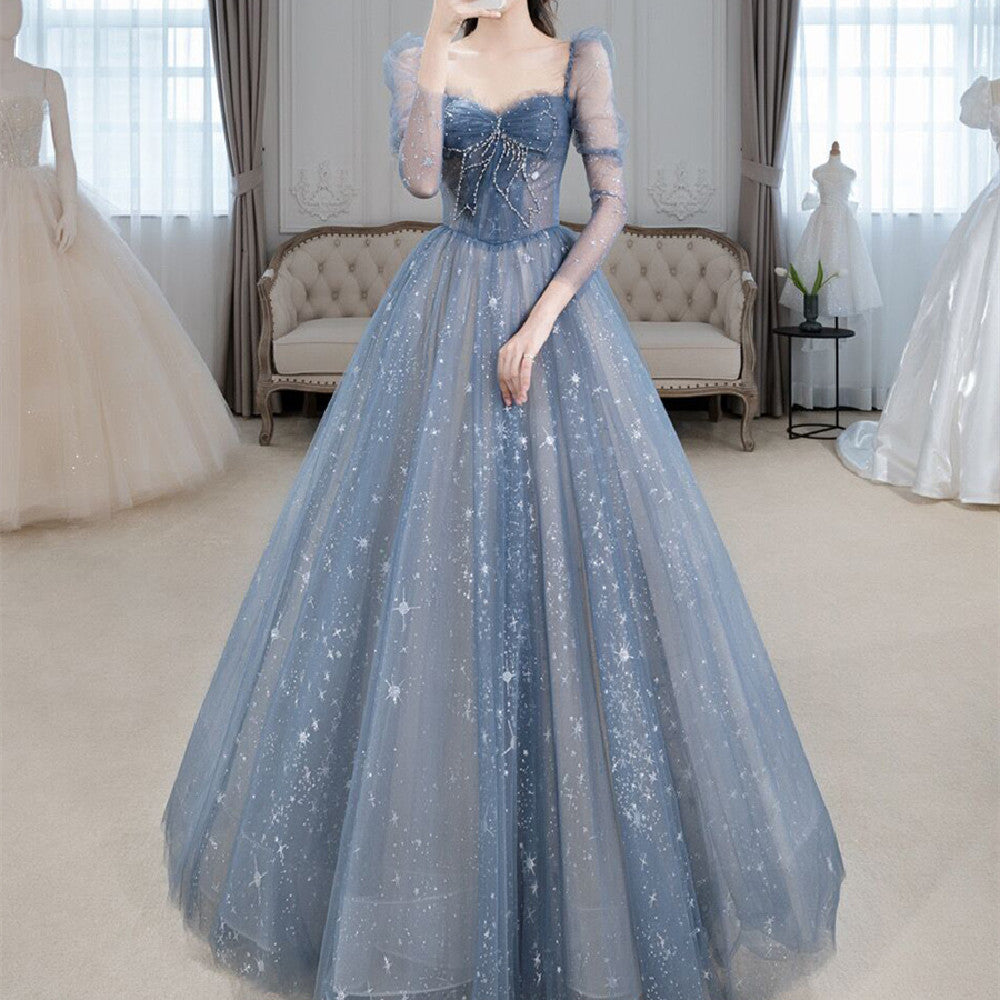 Long-sleeve Bridal Wedding Gown - JOcaste