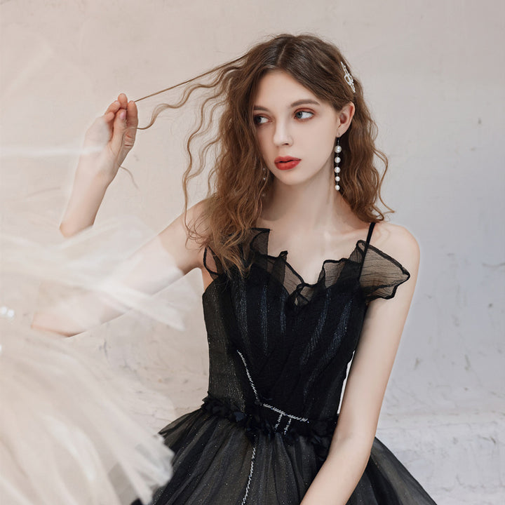 Small People Show Thin Student Art Test Temperament Socialite Banquet Dress - JOcaste