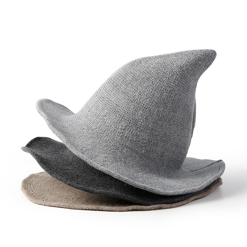 European And American Halloween Wool Wizard Hat - JOcaste