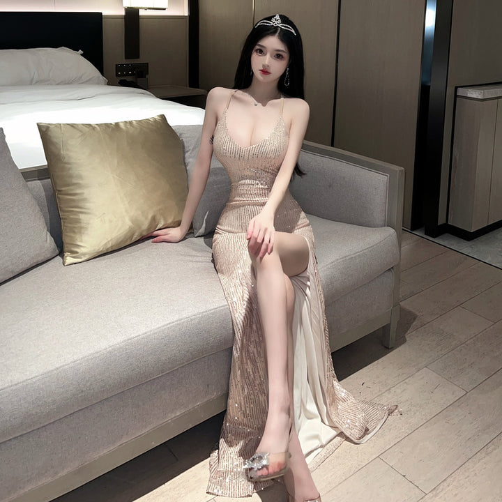 Pure High Waist Mid Length Dress