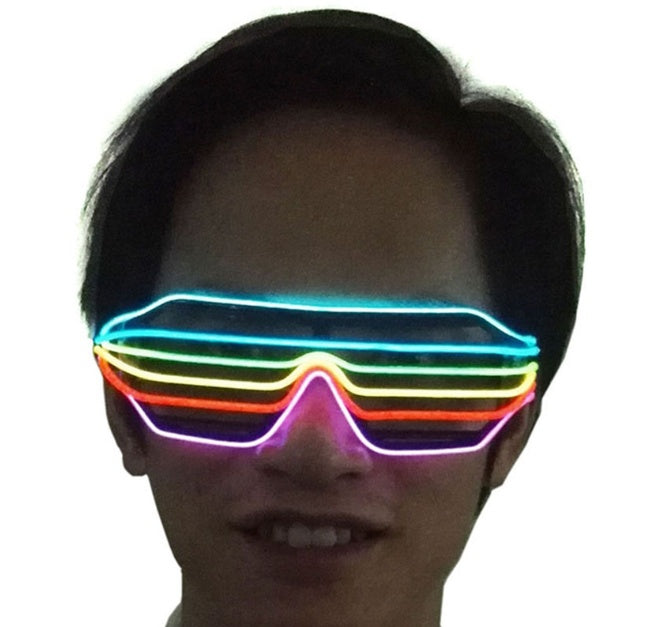 Cold light emitting glasses
