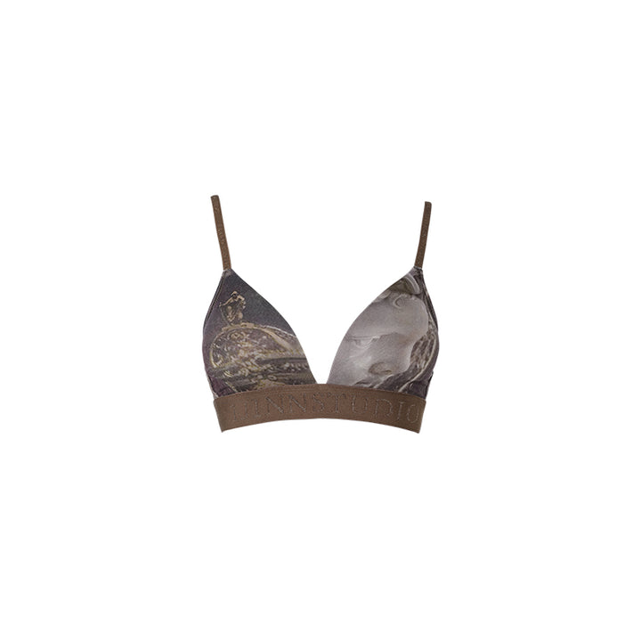 Daily Hot Girl Comfortable Removable Chest Pad No Steel Outer Wear Sports Bra