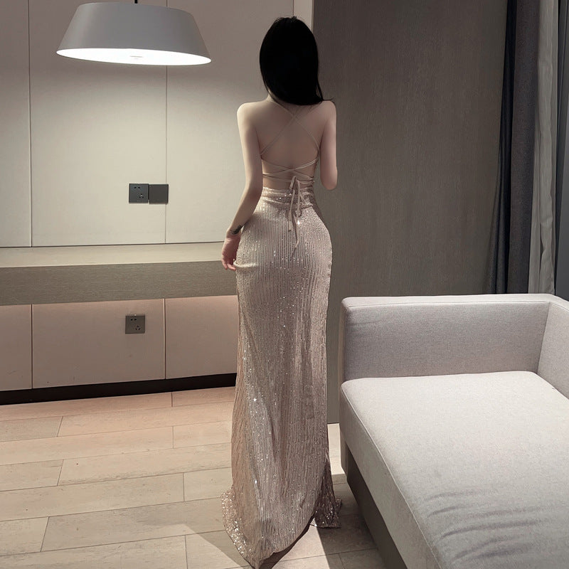Pure High Waist Mid Length Dress