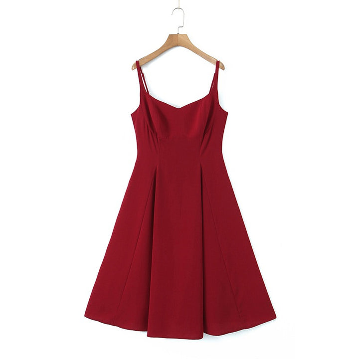 Stylish French Strapless Suspender Dress