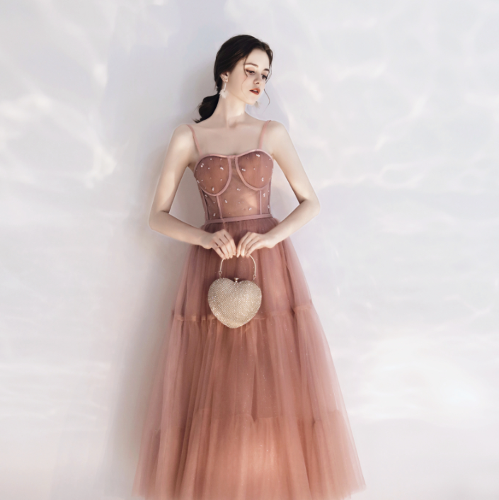 Mid Length Dress For Engagement Birthday Party - JOcaste