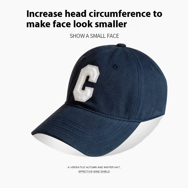 65cm Big Head Circumference Baseball Cap Female Face Little Wild
