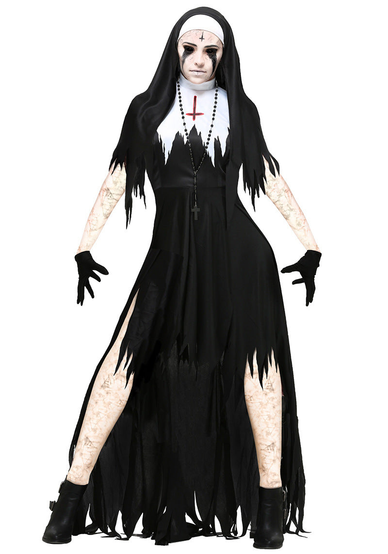 Cosplay Costume Women Black Vampire Fantasy Dress - JOcaste