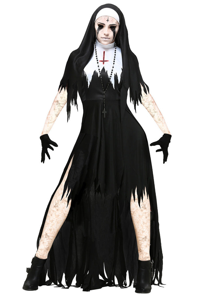 Cosplay Costume Women Black Vampire Fantasy Dress - JOcaste
