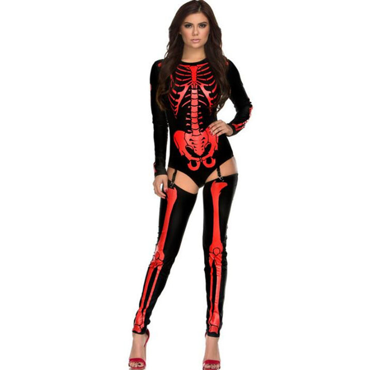 Halloween Cosplay Costume Skull Zombie Uniform - JOcaste