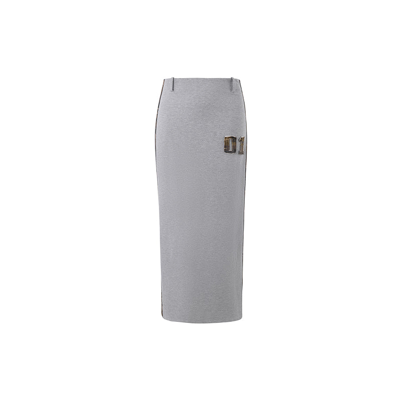Retro Sports Casual Color Contrast Skirt - JOcaste