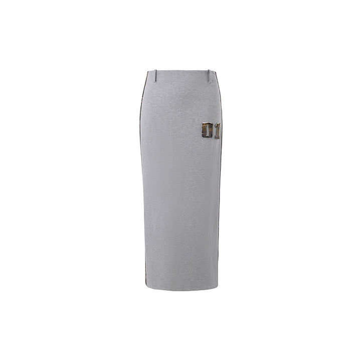 Retro Sports Casual Color Contrast Skirt