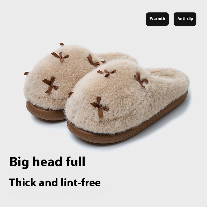 Plush-Lined Slippers for Women – Cozy & Cute Indoor Footwear