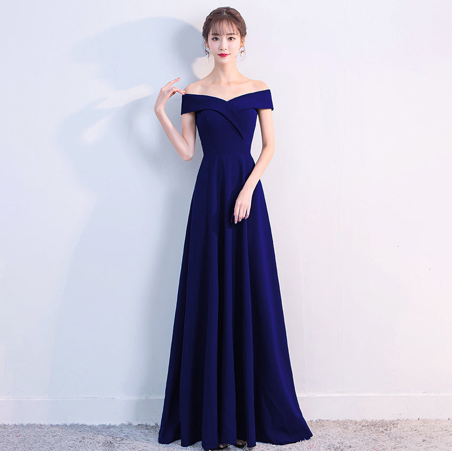 Evening Dress Women's Banquet Black Party