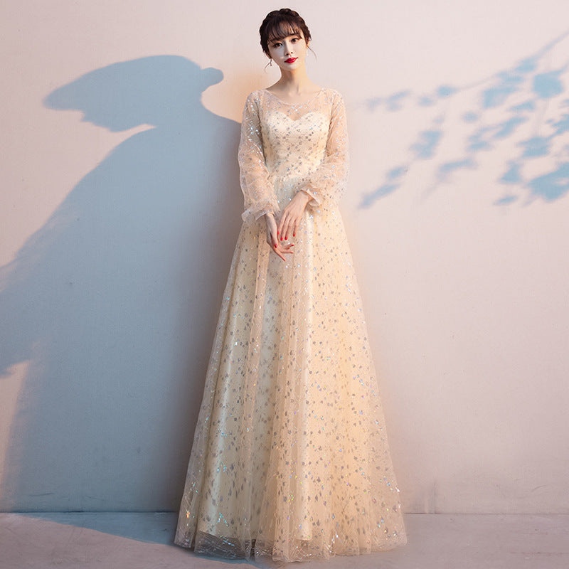 Fat Sister Cover Belly Long Dress - JOcaste