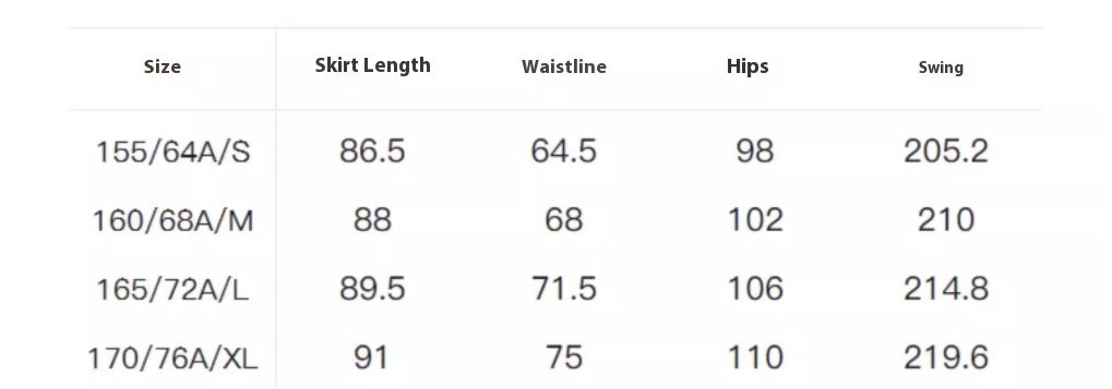 Fishtail Elastic Waist Skirt A- Line