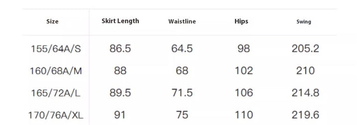 Fishtail Elastic Waist Skirt A- Line