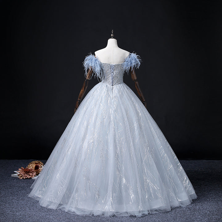 Ladies Retro Fashion Bridal Toast Dress - JOcaste