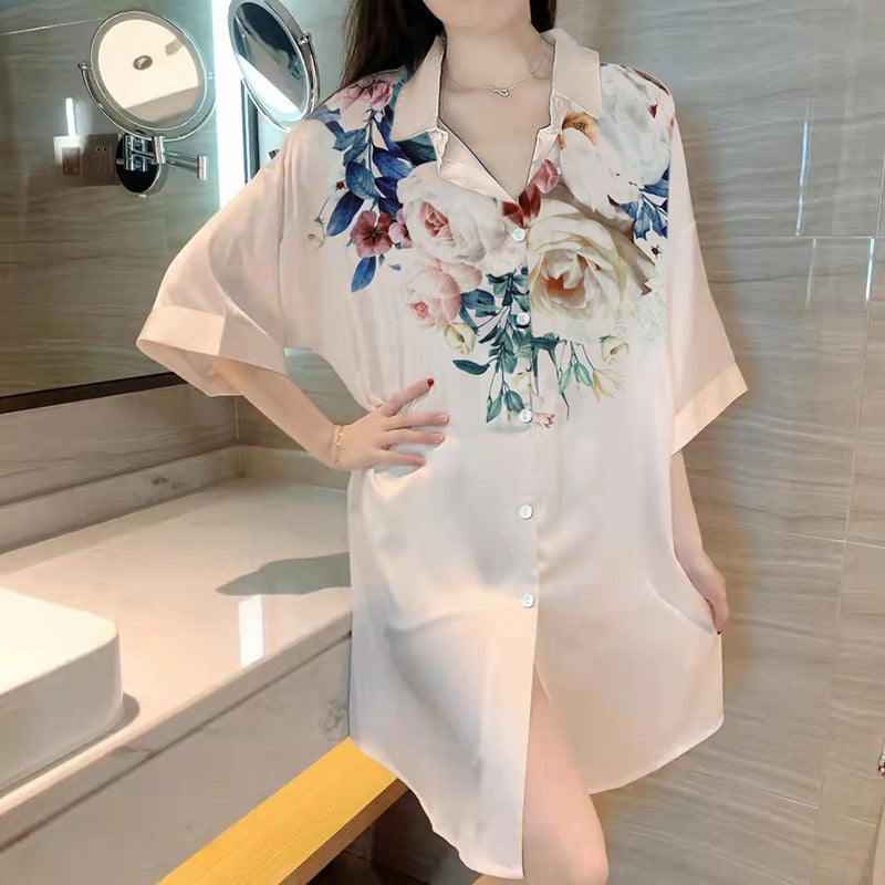 Summer Wild Leopard Print Women's Pajamas