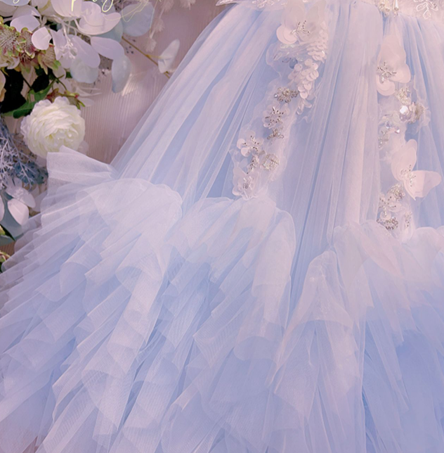 Girl Princess Foreign Style Dress Piano