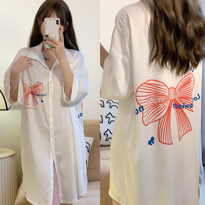 Summer Wild Leopard Print Women's Pajamas