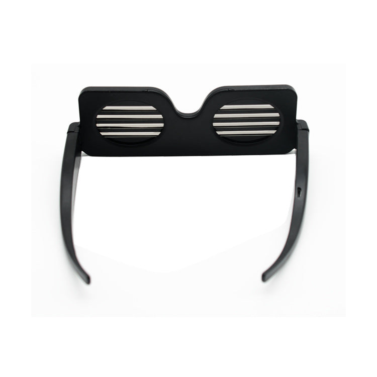Led luminous glasses new holiday multi-function display glasses