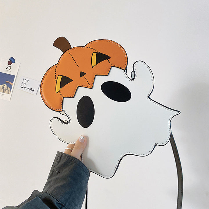 Halloween Shouder Bags Creative 3D Cartoon Pumpkin Ghost Design Cute Bags