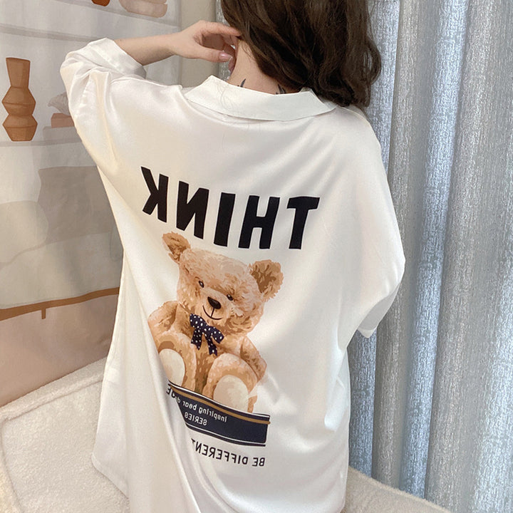 Summer Wild Leopard Print Women's Pajamas