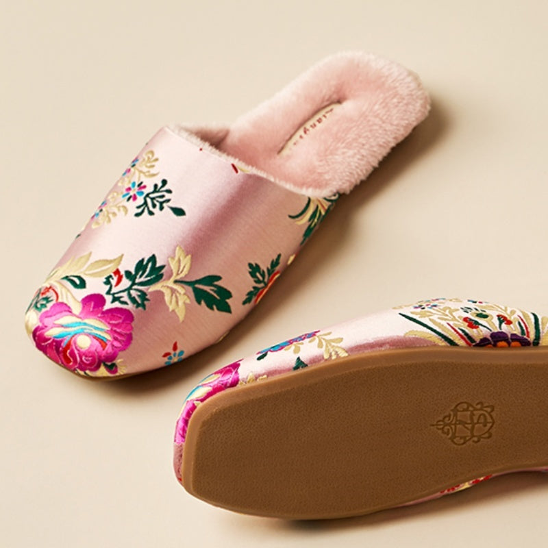 Ethnic Embroidered Warm Shoes for Women - Stylish & Comfortable, Sizes 36-45