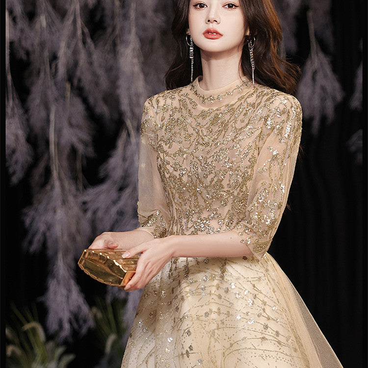 Evening Dress Host's Light Luxury And Advanced Sense - JOcaste