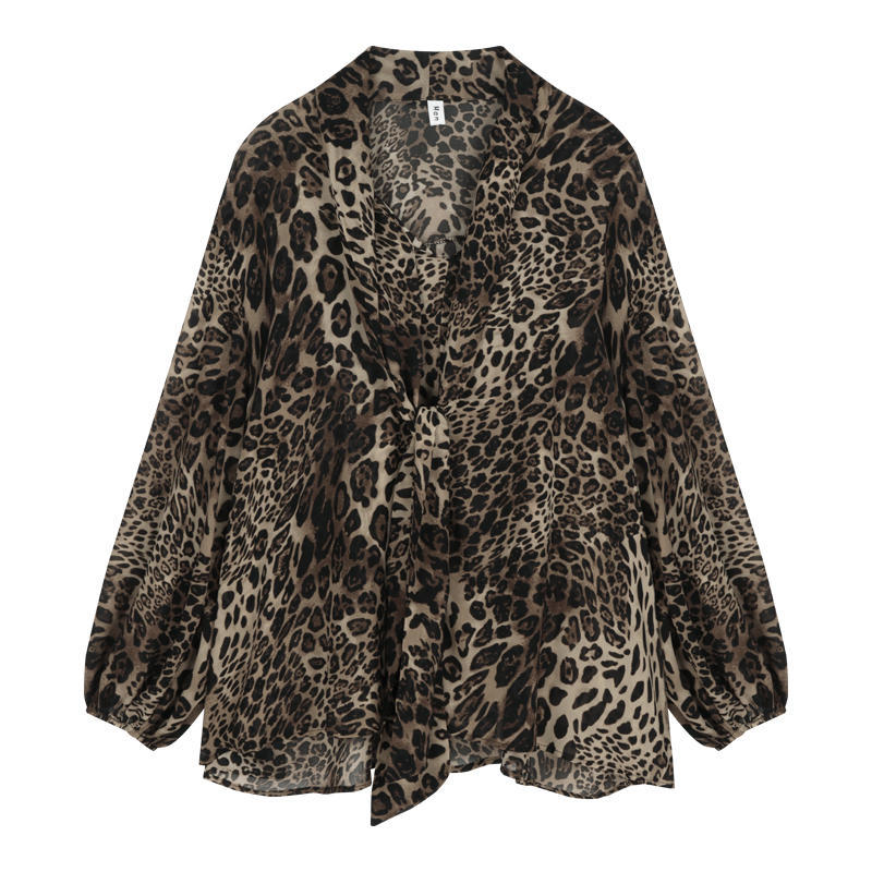 French Style Long Sleeve V-neck Shirt Women's Clothing