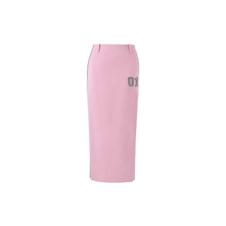 Retro Sports Casual Color Contrast Skirt