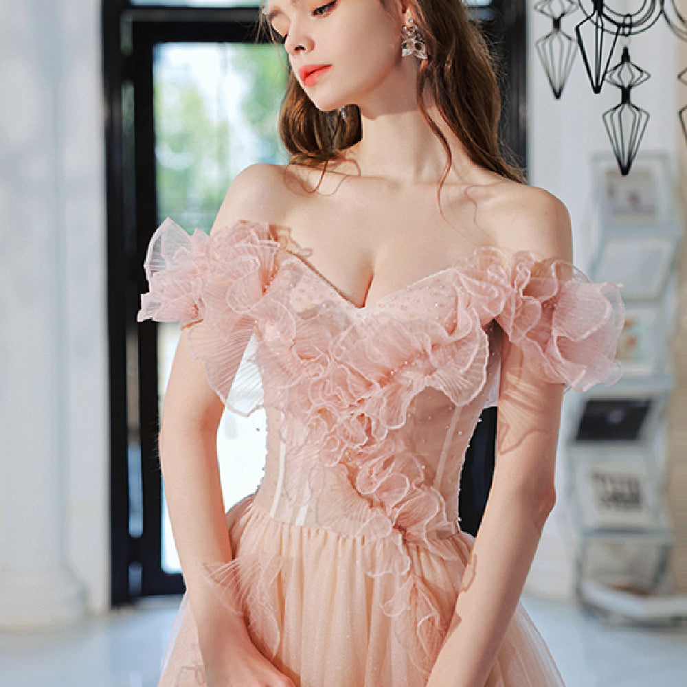 Show Host Wedding Dress Evening Dress - JOcaste
