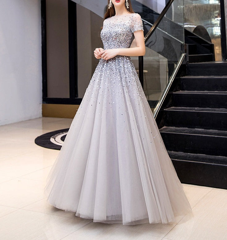 Long Host Dress Women's Light Luxury