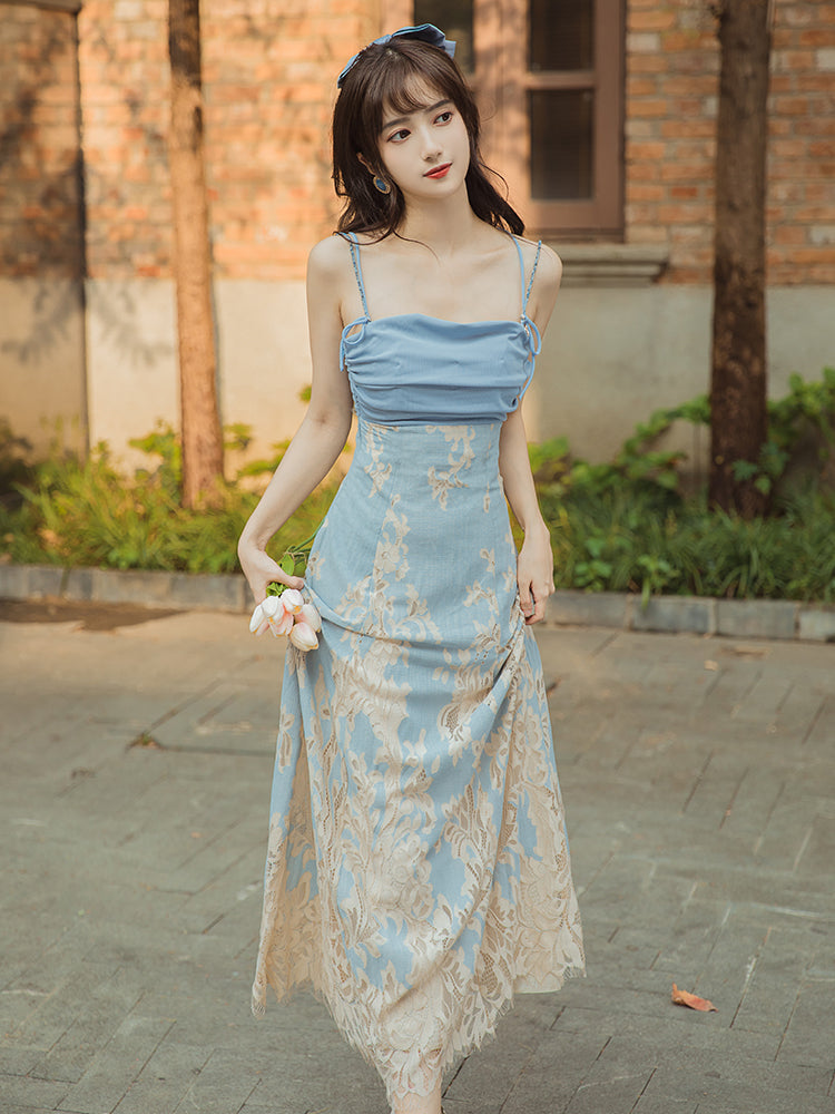Retro French Romantic Pure Lust Dress