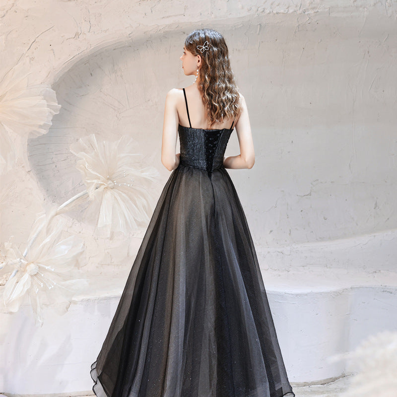 Small People Show Thin Student Art Test Temperament Socialite Banquet Dress - JOcaste